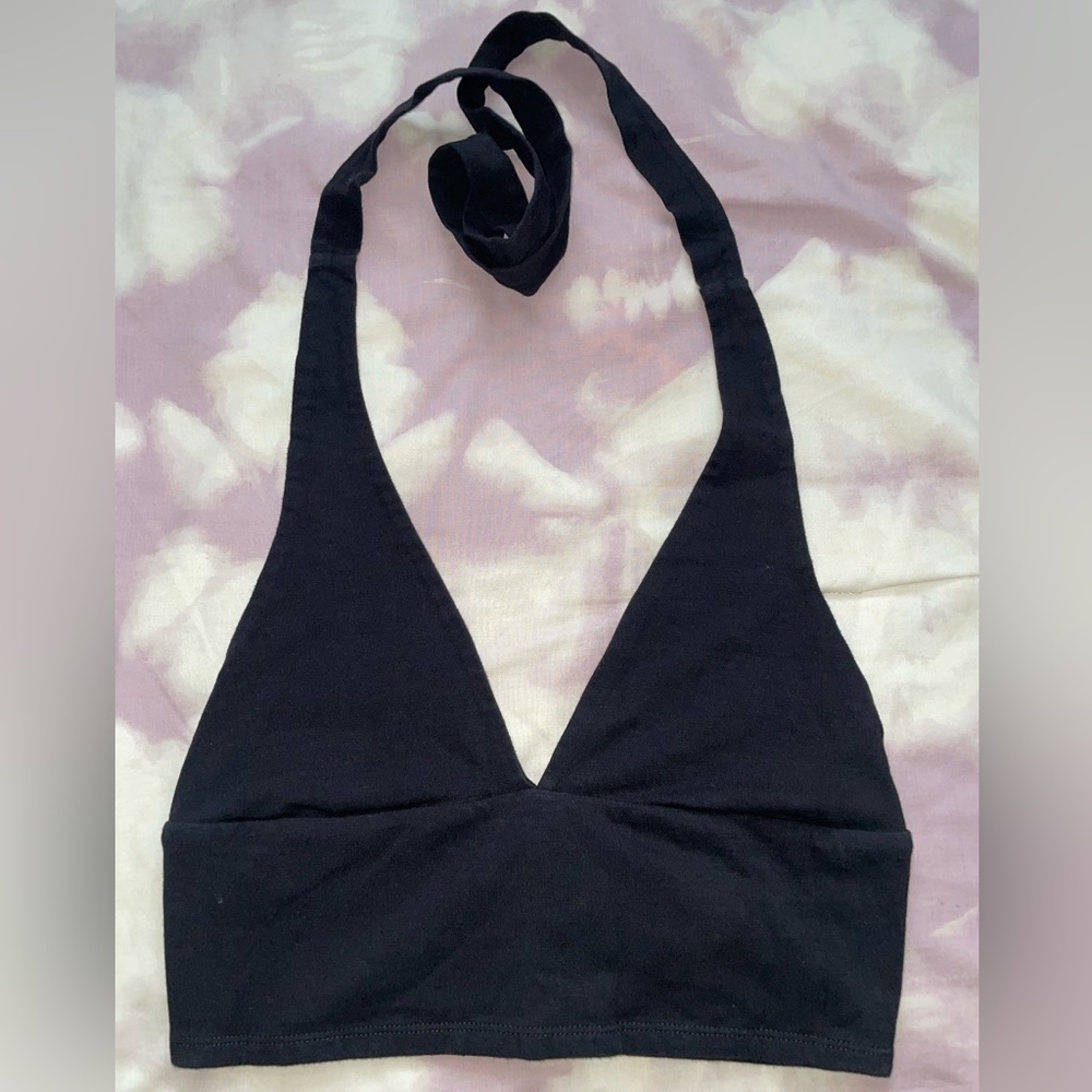 Garage Halter Cropped Top